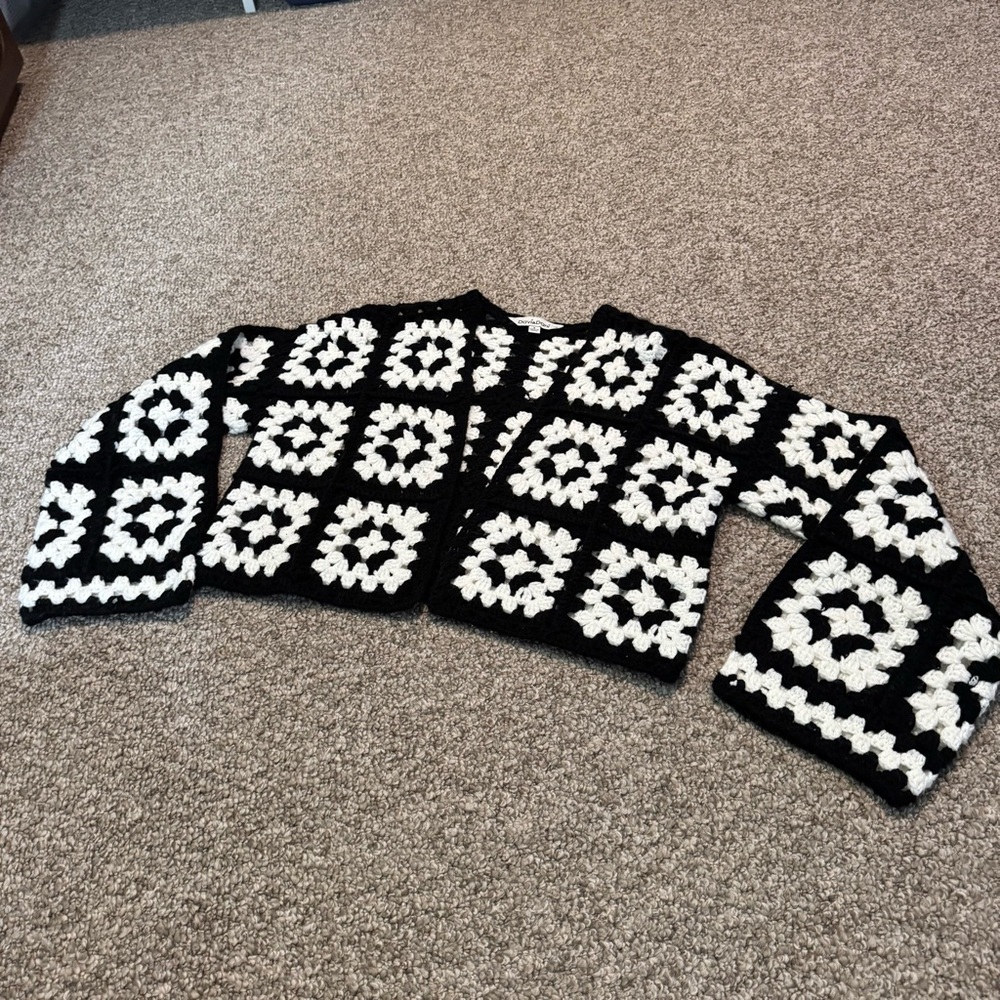 Crochet Cardigan Sweater